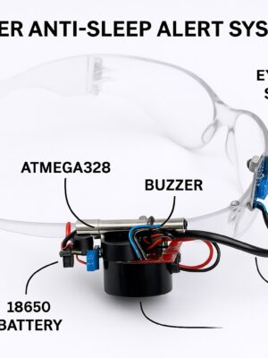 Driver Anti Sleep Alert System Using ATmega328